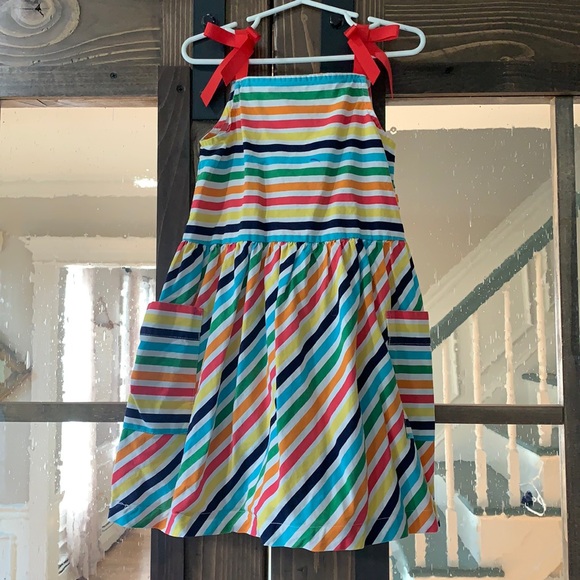 Hanna Andersson rainbow stripe dress - Picture 1 of 4